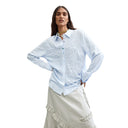 Desigual Light Blue Women's Shirt