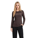 Armani Exchange Brown Women's T-Shirt