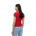 Tommy Hilfiger Jeans Red Women's T-Shirt