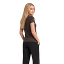 Armani Exchange Brown Women's T-Shirt