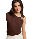 Morgan De Toi Brown Women's Knitwear