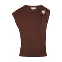 Morgan De Toi Brown Women's Knitwear